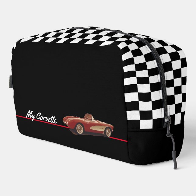Meine Corvette Toilettentasche Waschbeutel (Rechte Ecke)