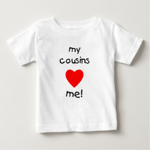 Meine Cousin-Liebe ich Baby T-shirt