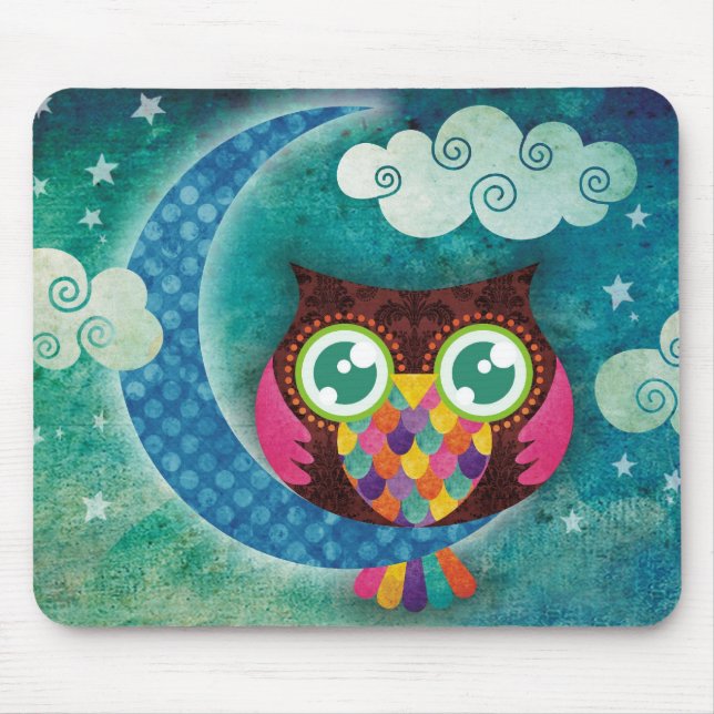 Meine Crescent-Eule Mousepad (Vorne)