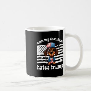 Meine Dackel hasst Trump Dogs Kamala Harris Vote Kaffeetasse