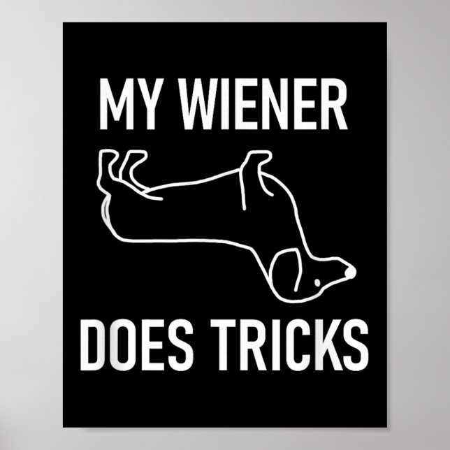 Meine Dackel macht Tricks, Dackel, Witze, Witze, S Poster (Vorne)