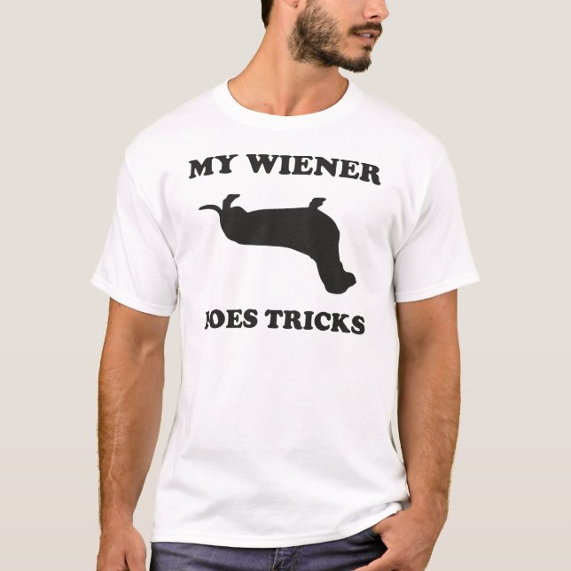 Meine Dackel macht Tricks T-Shirt (Vorderseite)