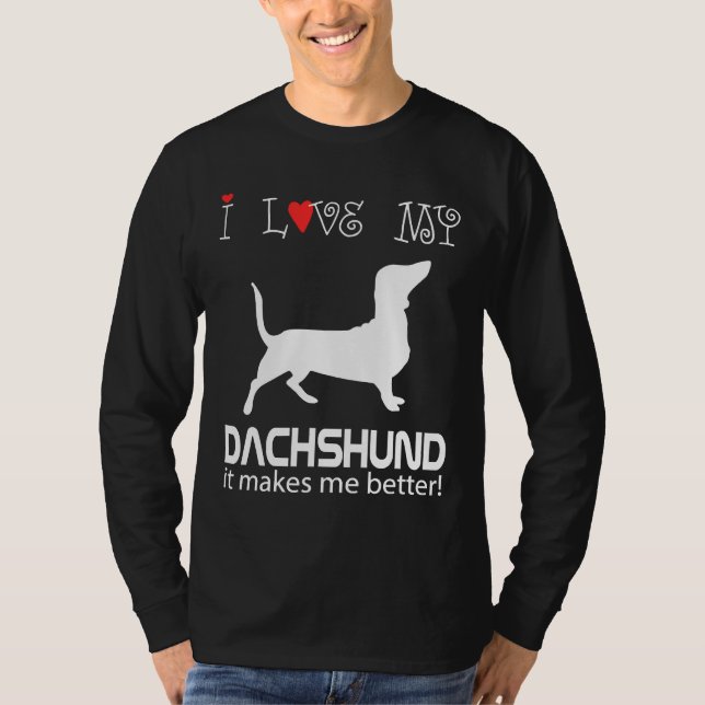 Meine Dackel T-Shirt (Vorderseite)