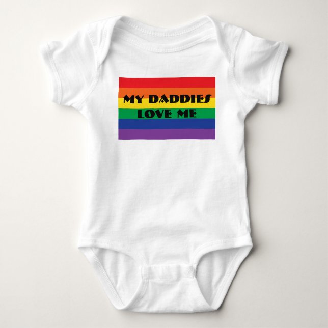 Meine Daddies Liebe Baby Strampler (Vorderseite)