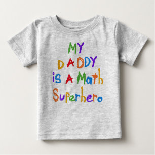 Meine Daddy Math Superhero T - Shirt und Geschenke