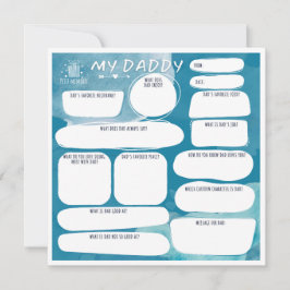 Meine Daddy_personalisiert Grußkarte Karte