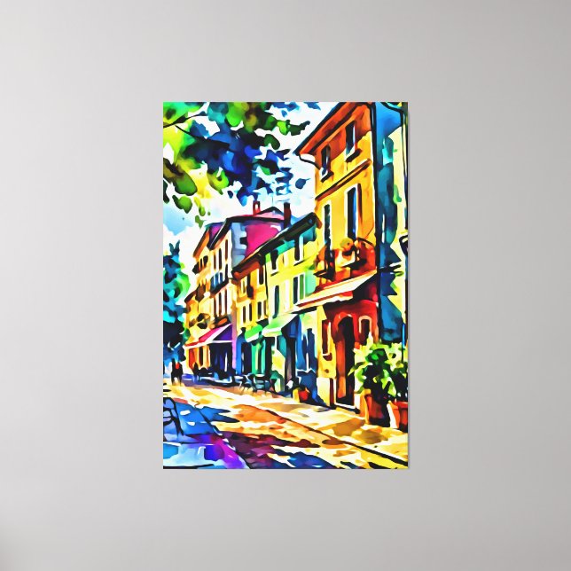 Meine digitale Kunstpinsel Leinwanddruck (Vorderseite)