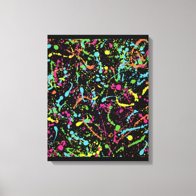 Meine digitale Kunstpinsel Leinwanddruck (Vorderseite)