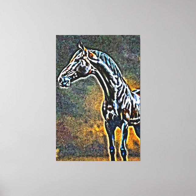Meine digitale Kunstpinsel Leinwanddruck (Vorderseite)