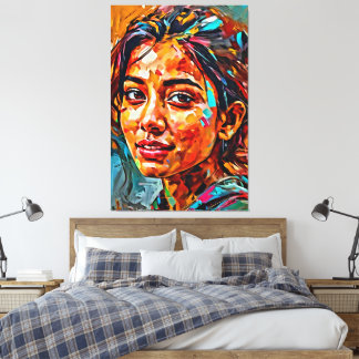 Meine digitale Kunstpinsel Leinwanddruck