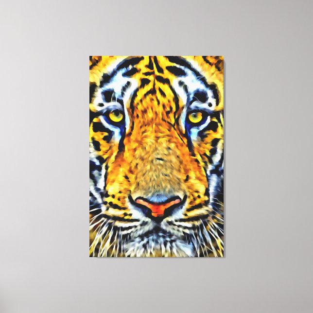 Meine digitale Kunstpinsel Leinwanddruck (Vorderseite)