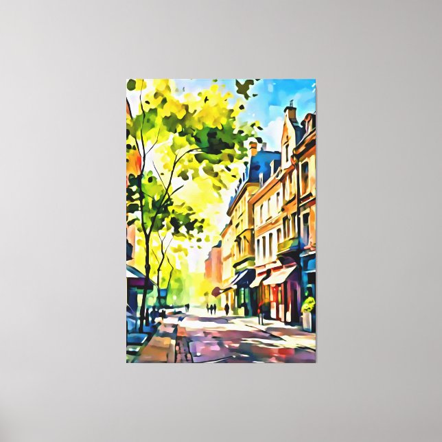 Meine digitale Kunstpinsel Leinwanddruck (Vorderseite)