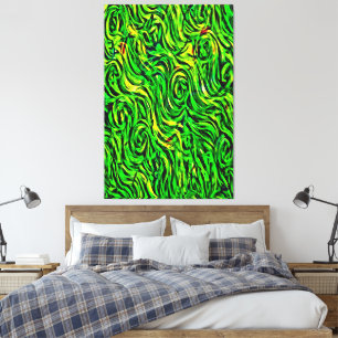 Meine digitale Kunstpinsel Leinwanddruck