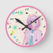 Meine digitalen zeichnend Kinder Acryl Wall Clock