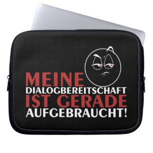 Meine "Diktatur ist gerade aufcht"! Laptopschutzhülle