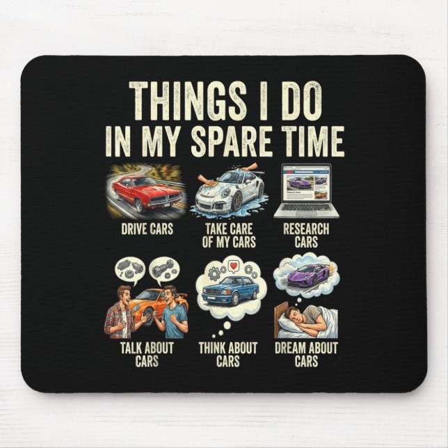 Meine Dinge Freizeit Auto Mousepad (Vorne)