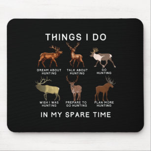 Meine Dinge Freizeit Elch Hirsch Mousepad