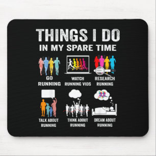 Meine Dinge Freizeit Hobby Laufen Mousepad
