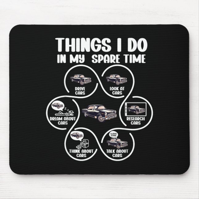 Meine Dinge Freizeit Klassiker Auto Mousepad (Vorne)