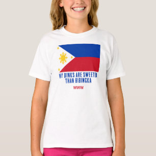 MEINE DINKS SÜßER ALS BIBINGKA Lustiges Filipino T-Shirt