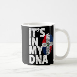 Meine DNA Dominikanische Republik Flagge Weihnacht Kaffeetasse