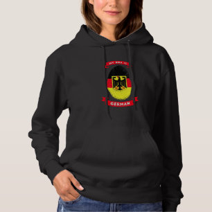 Meine DNA ist die deutsche Flagge Fingerabdruck Nr Hoodie