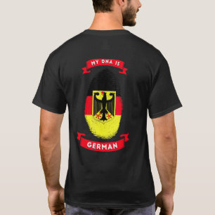 Meine DNA ist die deutsche Flagge Fingerabdruck Nr T-Shirt