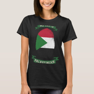 Meine DNA ist die palästinensische Fingerabdruck-P T-Shirt