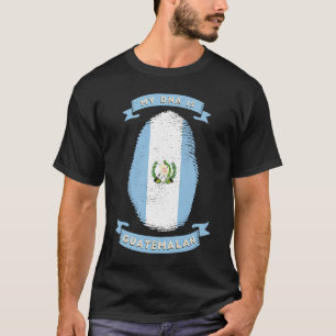 Meine DNA ist Guatemala ADN Finger Print Guatemala T-Shirt