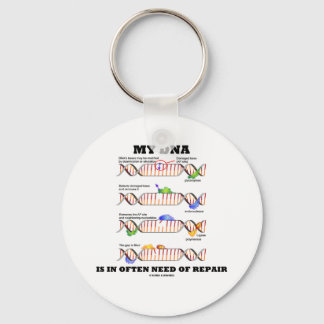 Meine DNA ist oft reparaturbedürftig (DNA-Spaß) Schlüsselanhänger