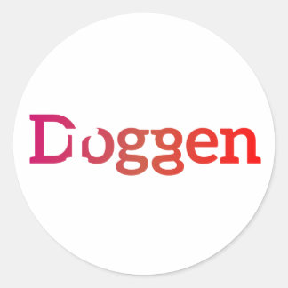 Meine Dogge ist eine Droge Runder Aufkleber