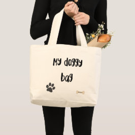 Meine Doggy Bag, groß Jumbo Stoffbeutel
