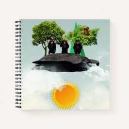 Meine drei Affen Notizbuch