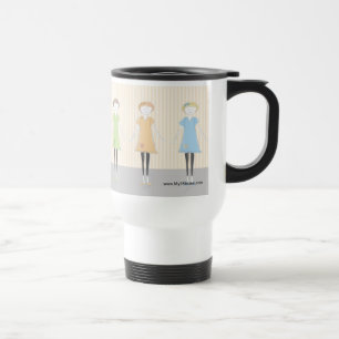 Meine drei Schwester-Logo-Kaffee-Reise-Tasse Reisebecher