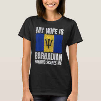 Meine Ehefrau ist Barbadian nichts interessiert mi T-Shirt