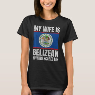 Meine Ehefrau ist Belizer Print for Husband Belize T-Shirt