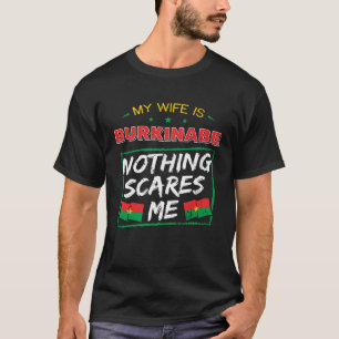 Meine Ehefrau ist Burkina Faso Heritage Roots F T-Shirt