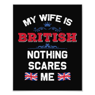 Meine Ehefrau ist die britische Monarchie United K Fotodruck
