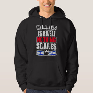 Meine Ehefrau ist die israelische Fahne, die mir n Hoodie