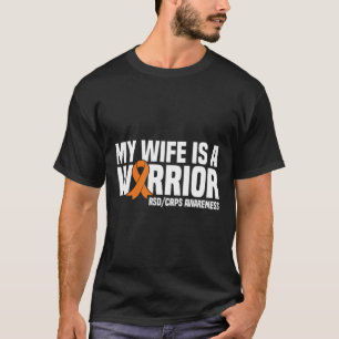 Meine Ehefrau ist ein Krieger Orange Ribbon Rsdcrp T-Shirt