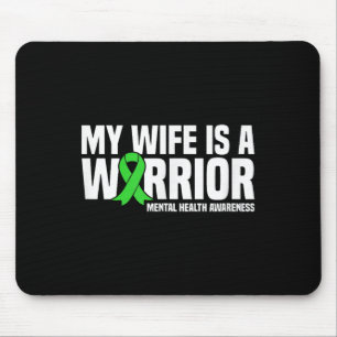 Meine Ehefrau ist ein Mentalgeisteskranz der Krieg Mousepad