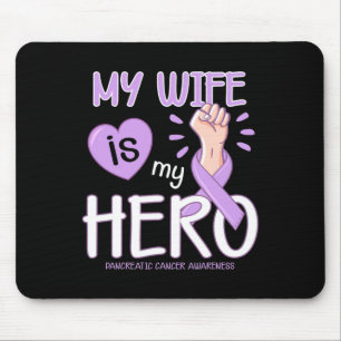 Meine Ehefrau ist mein Held-Bauchspeicheldrüsenkre Mousepad