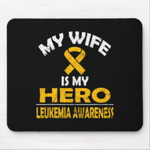 MEINE EHEFRAU IST MEIN HERO LEUKEMIA-BEWUSSTSEIN F MOUSEPAD