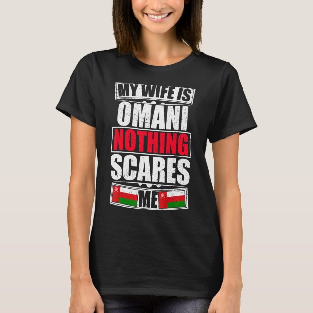 Meine Ehefrau ist Omani nichts, was mich an der de T-Shirt (Vorderseite)