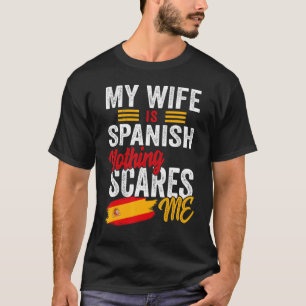 Meine Ehefrau ist Spanisch Spanien Heritage Roots T-Shirt