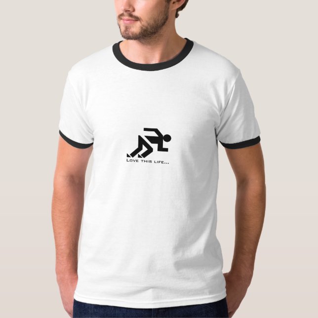meine Ehefrau lief… T-Shirt (Vorderseite)