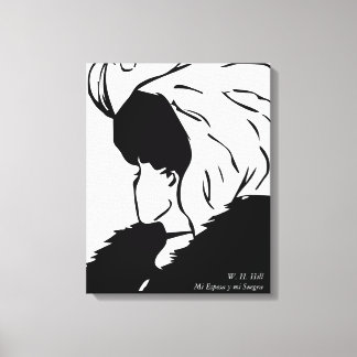 Meine Ehefrau und meine Schwiegermutter von W.H. Leinwanddruck