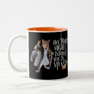 Meine Eichhörnchen-Nüsse Zweifarbige Tasse