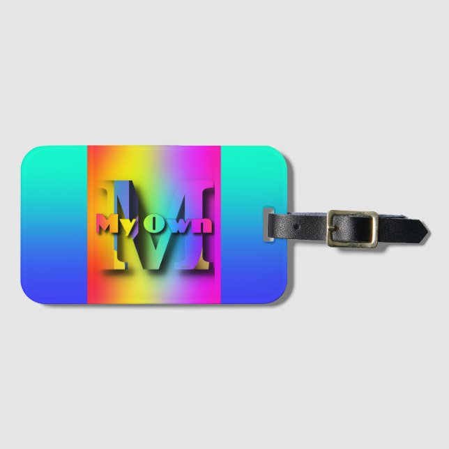 Meine eigene gepäckanhänger (Vorderseite (Horizontal))