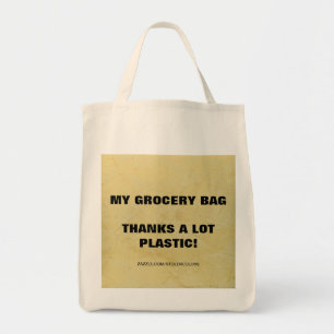 MEINE EINKAUFSTÜTE - DANKE VIELMALS PLASTIK! TRAGETASCHE
